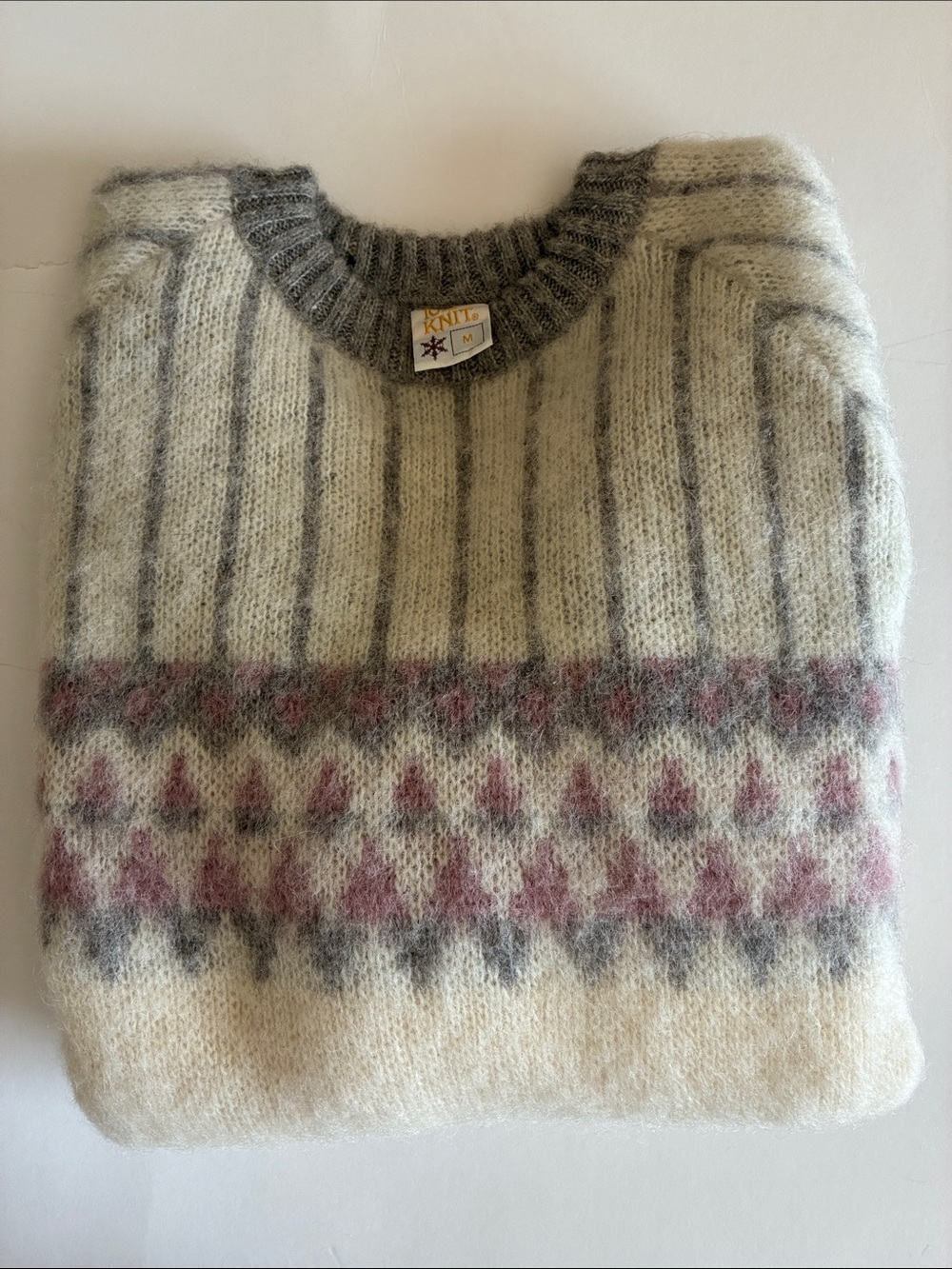 Vintage Nordic Sweater -Pure Wool Icelandic - Pattern-  Brand New 
Icelandic Ltd